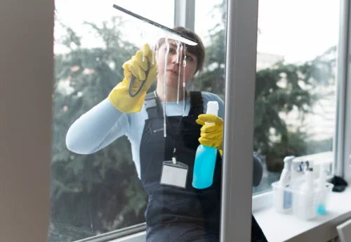 Nettoyage de vitres intérieures et extérieures à Grosville